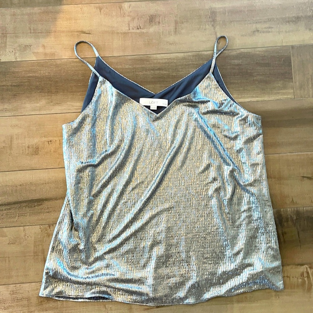 Loft shimmer cami